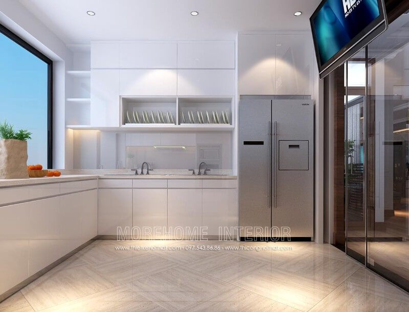 Lựa chọn 18 mẫu trang trí tủ bếp được ưu ái trong thời gian gần đây