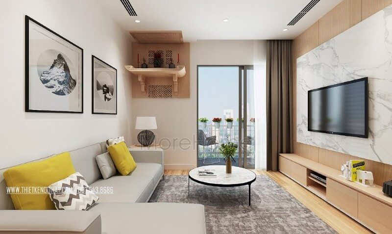 Mẫu thiết kế nội thất chung cư Park Hill sang trọng