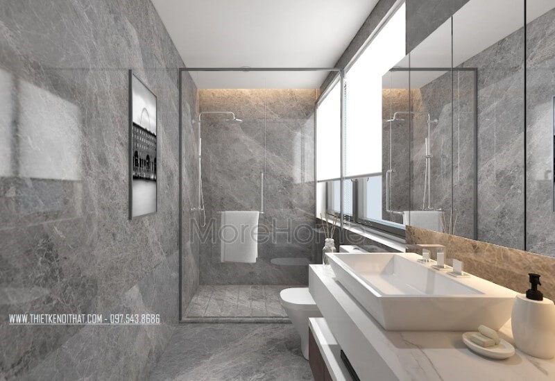 Bố trí phòng tắm hiện đại, đẹp cho biệt thự, nhà phố.